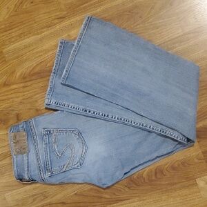 Low Rise Silver Suki Bootcut Jeans Womens Size 28 x 32